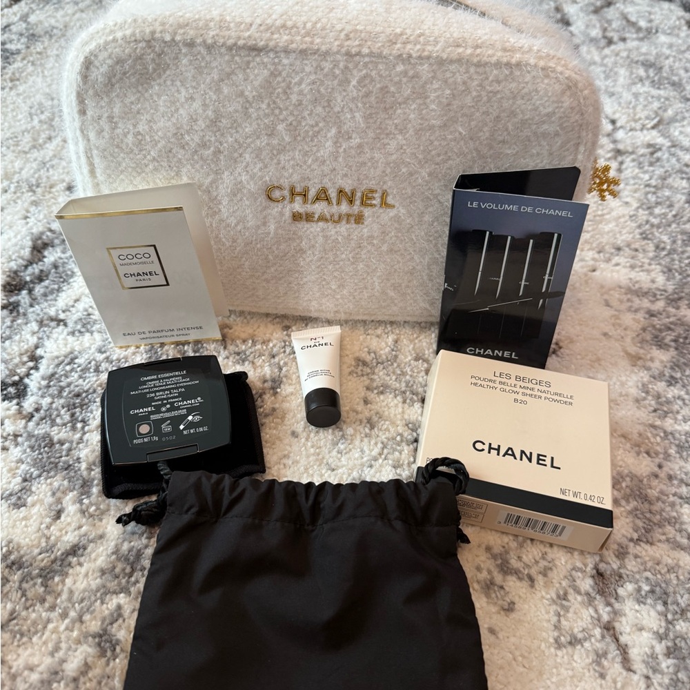 CHANEL Makeup Collection with Black and White Accents